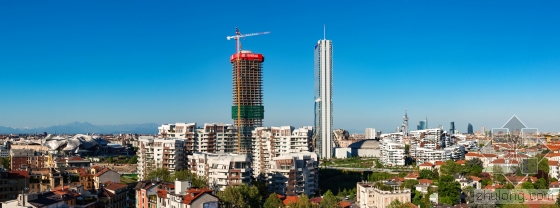 扎哈设计的米兰忠利摩天大厦正在建设中