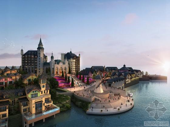 中泰华翰:云南省绥江县—“润红?湖心岛”规划建筑方案设计