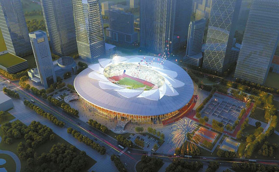 李兴钢将成都体育中心改造为可开启的“芙蓉花开”