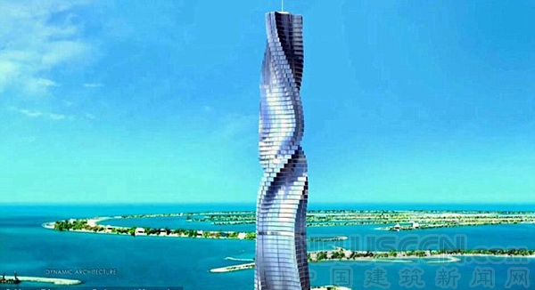 迪拜将建80层旋转酒店:各楼层将可单独旋转