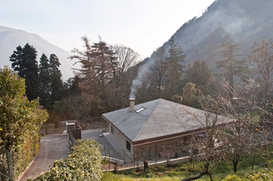 阿尔卑斯山建成日本式住宅