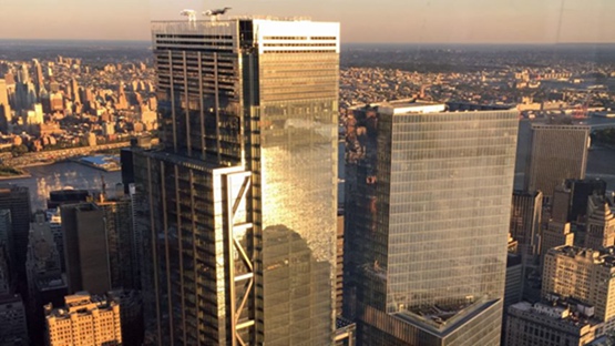 罗杰斯设计的纽约世贸中心三号楼接近完工