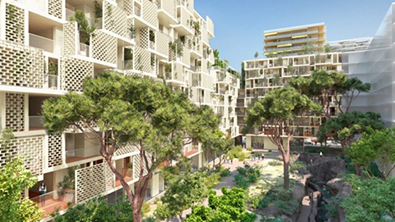 藤本壮介在尼斯设计异形檐篷建筑