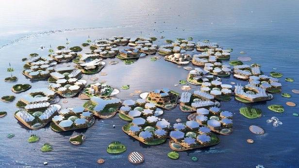 BIG计划打造一个1万人口的漂浮城市